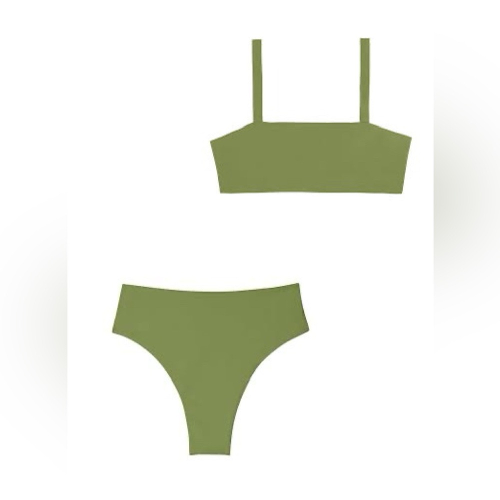 MIKOH Swim Azores Top & Waikui 2 Bikini Bottom in Grove, XS
